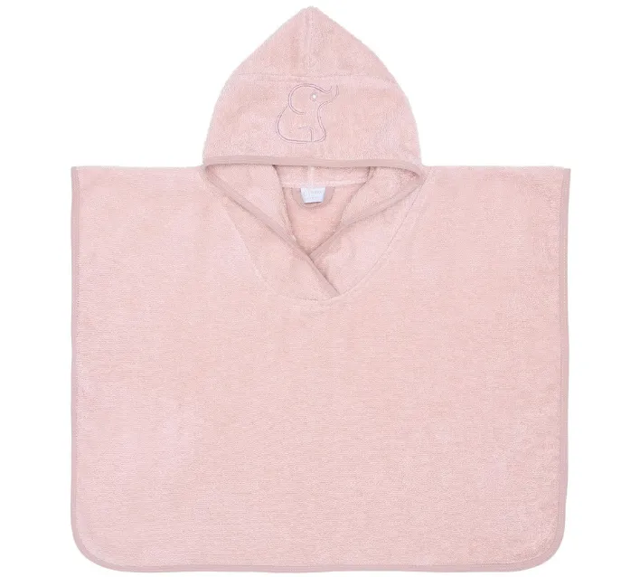Organic Poncho Towel Pink