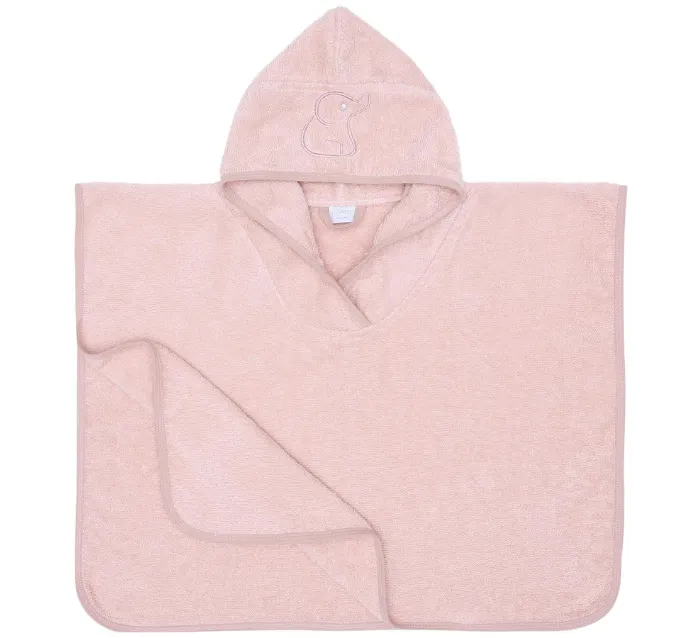 Organic Poncho Towel Pink