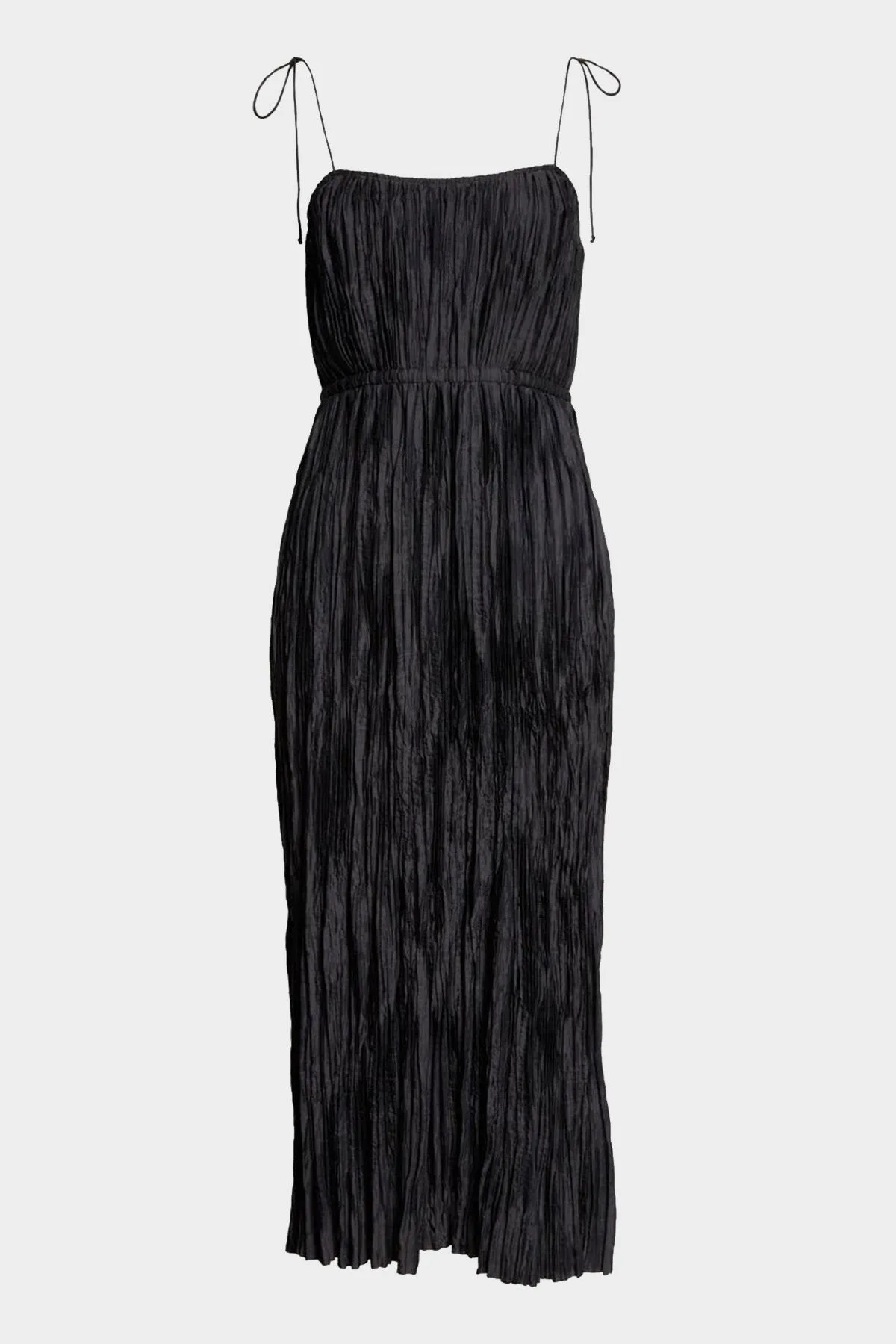 Orla Midi Dress in Noir