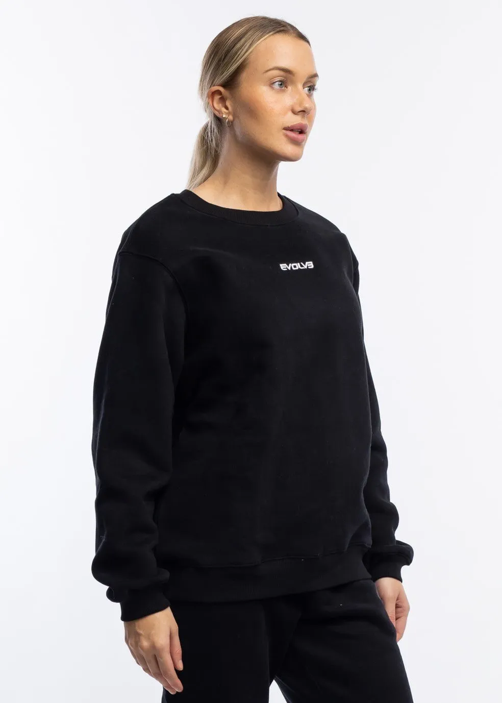 Oversized Crewneck - Black