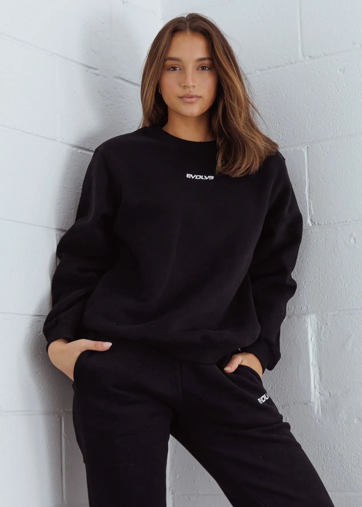Oversized Crewneck - Black