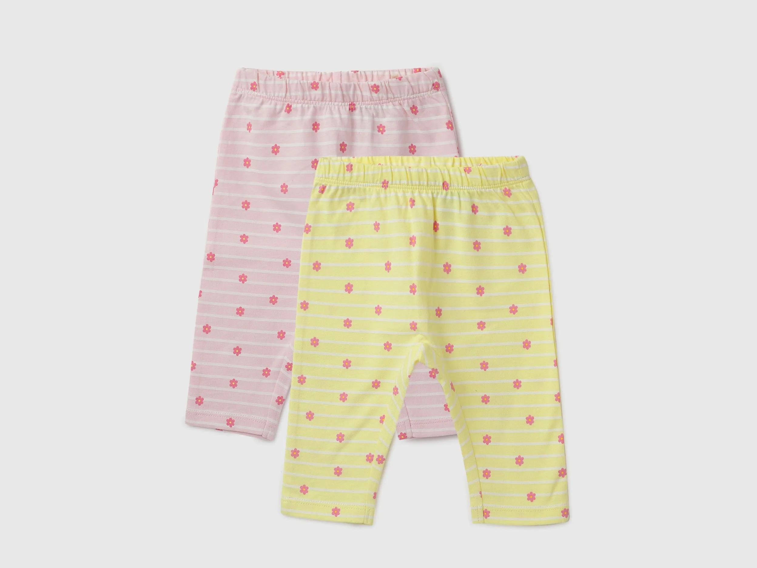 Pack of 2 Printed Regular Fit Baby Leggings