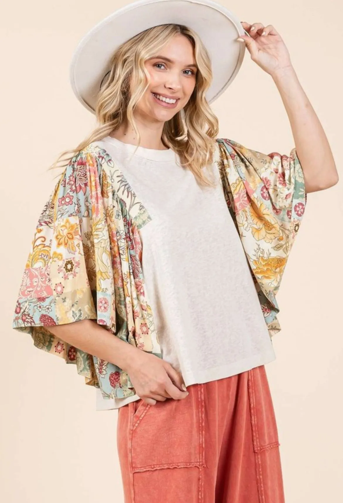 Paloma Patchwork Floral Top