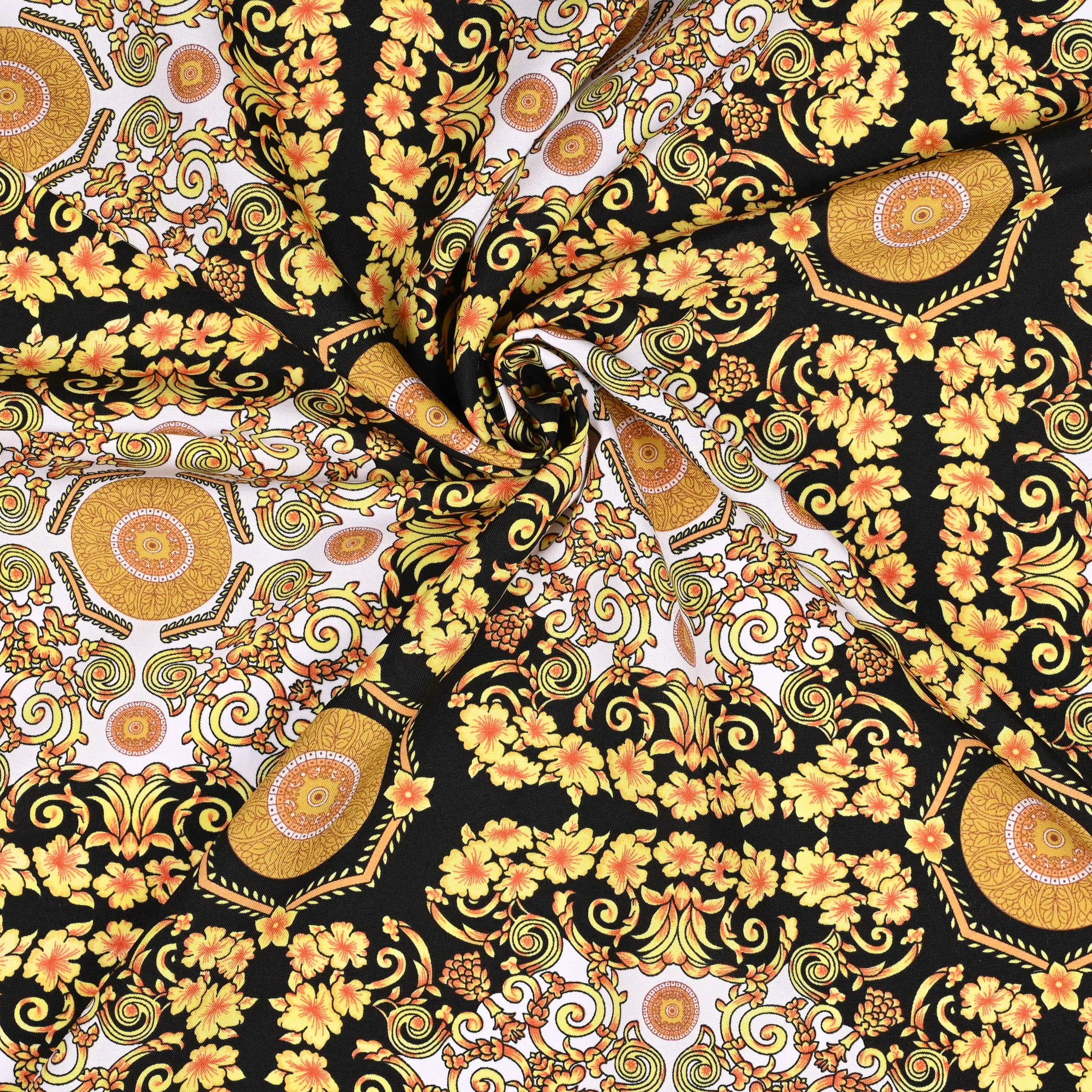 Printed Mini Matt Pendant Black