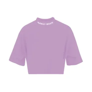 Purple Cotton Tops & T-Shirt
