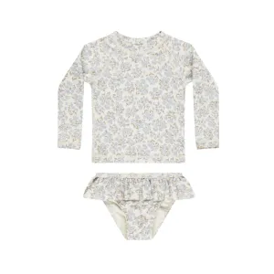 Rashguard Girls Set || Blue Ditsy