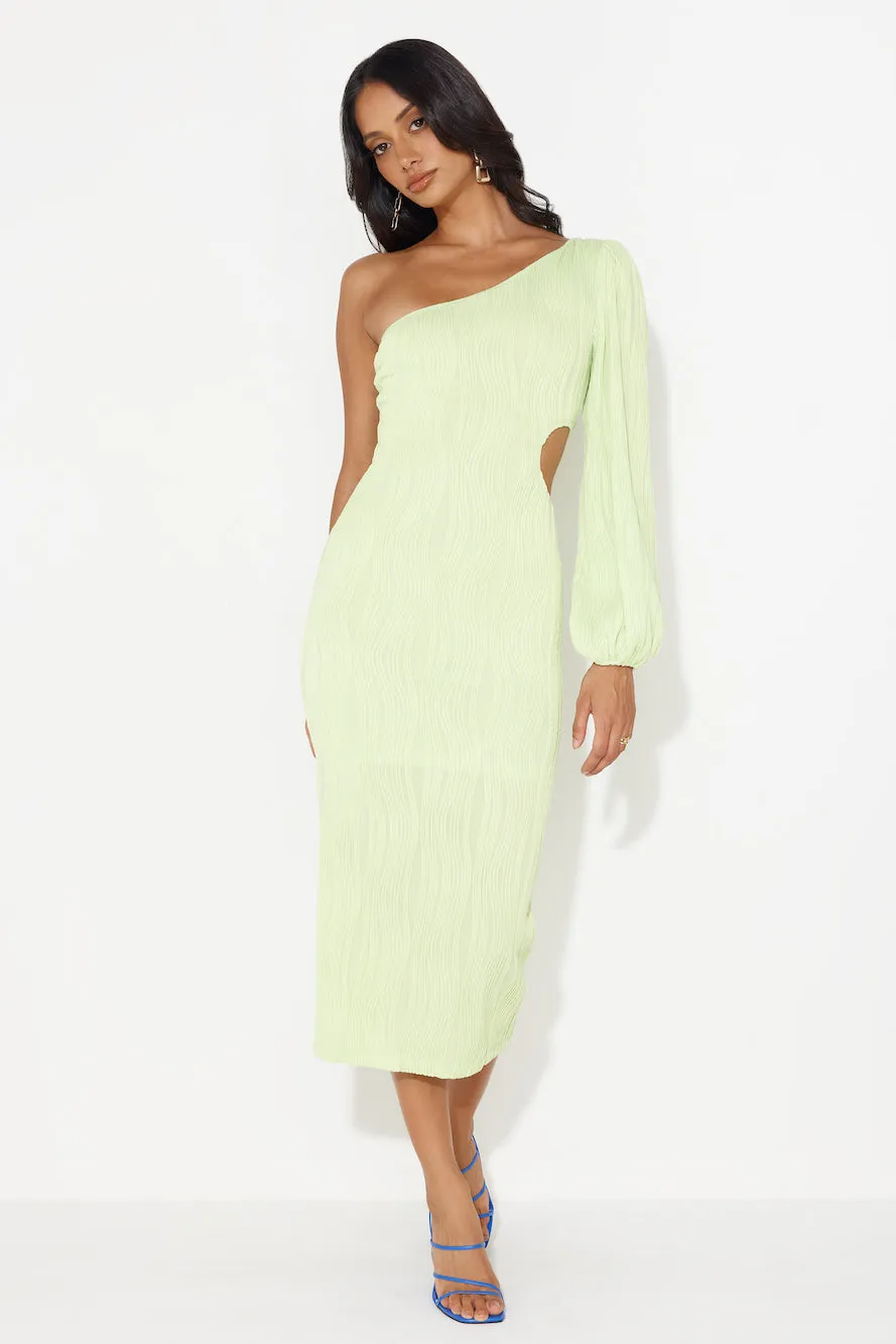 Ready To Join Midi Dress Green