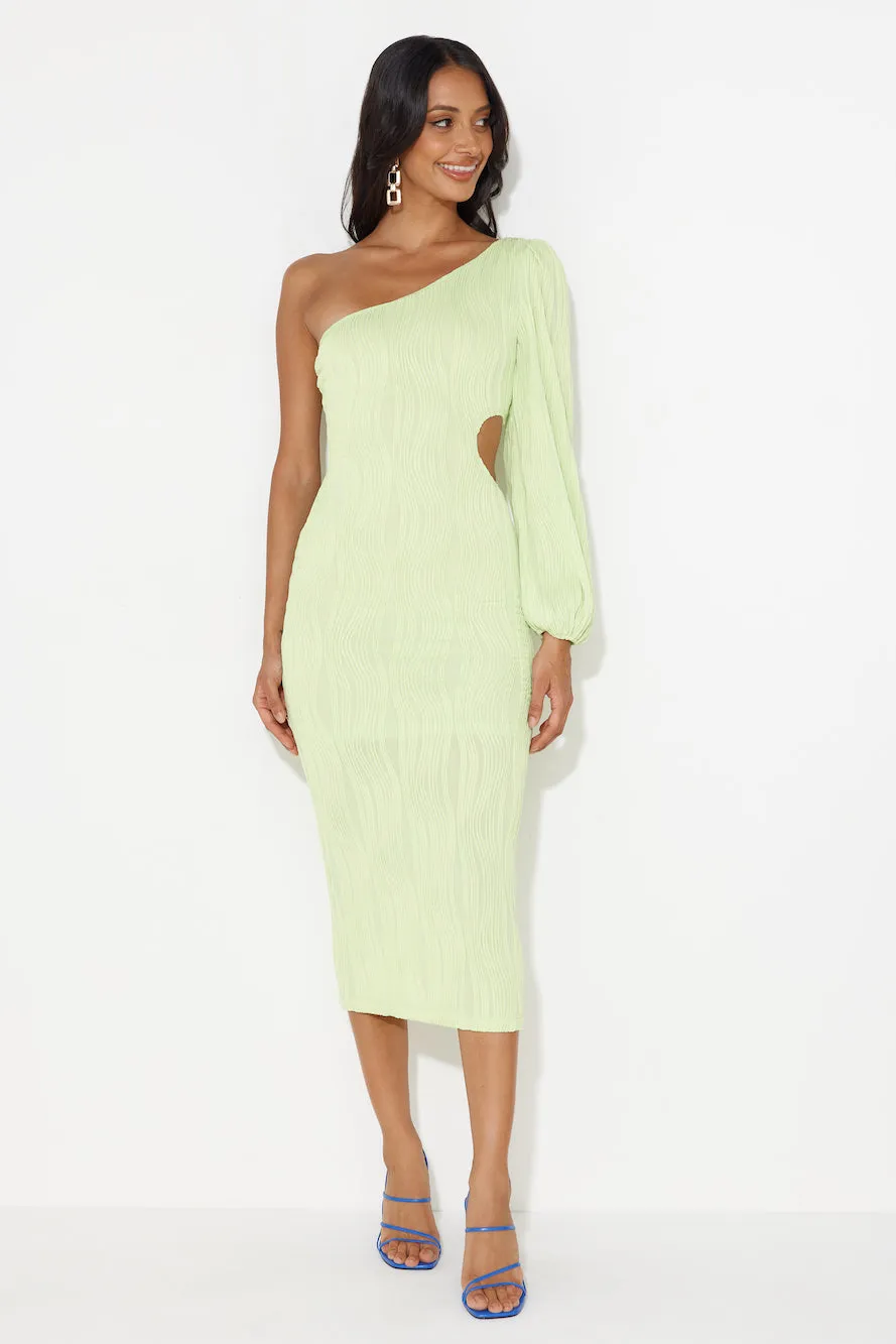 Ready To Join Midi Dress Green