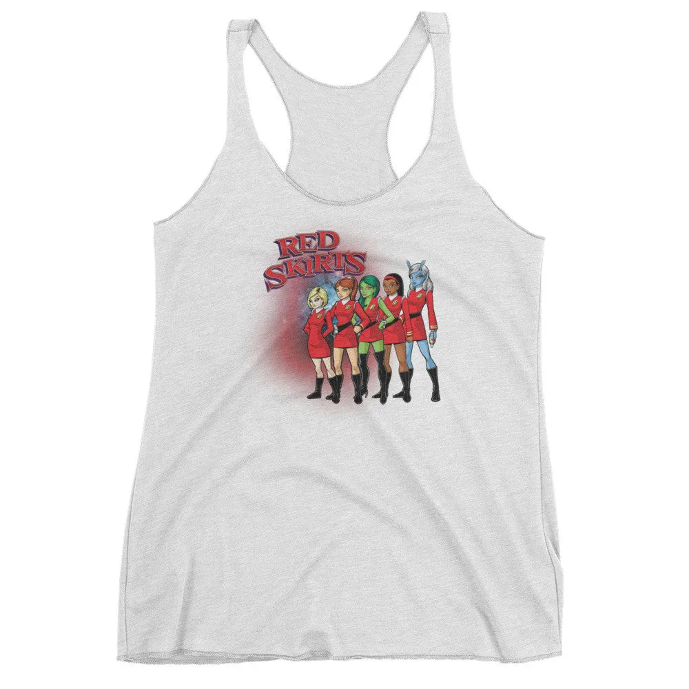 Red Skirts Security Team Racerback Tank Top