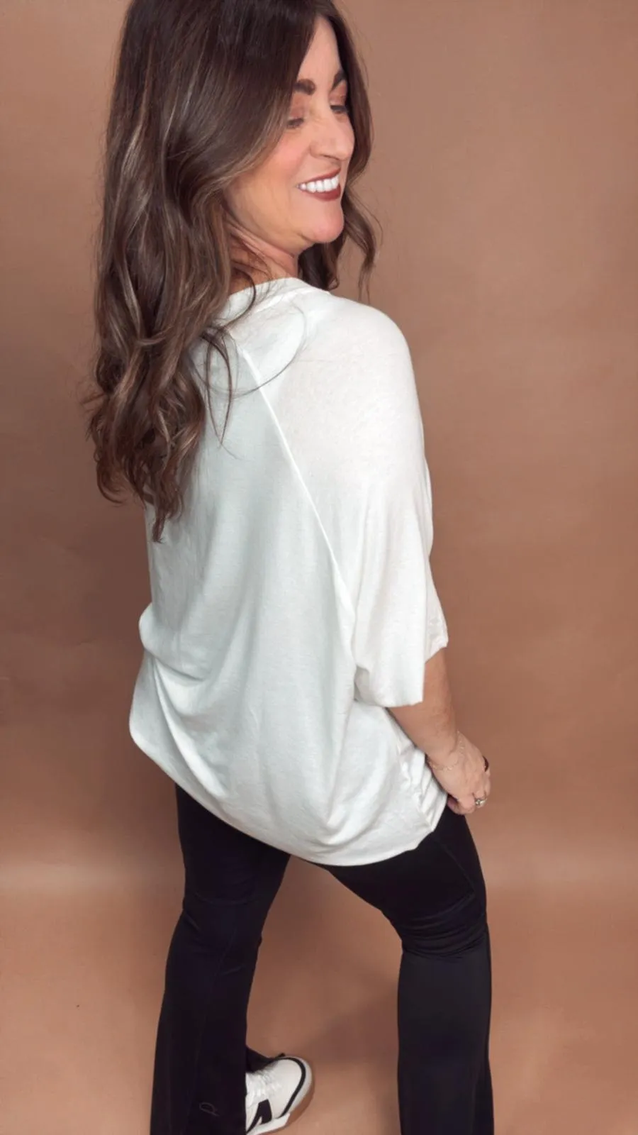 Riviera Tee in Cream
