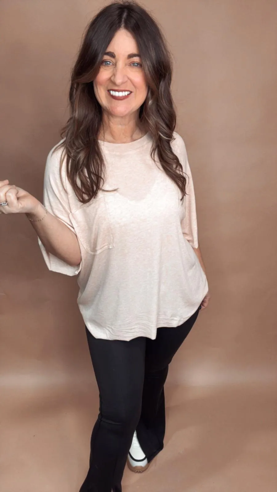Riviera Tee in Pink