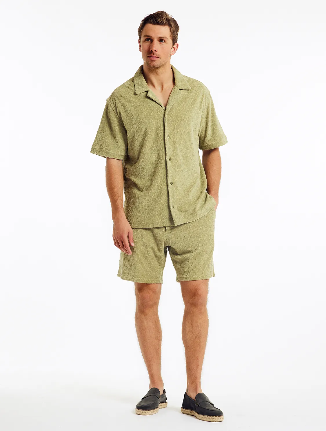 ROBERTO TERRY COTTON SHIRT