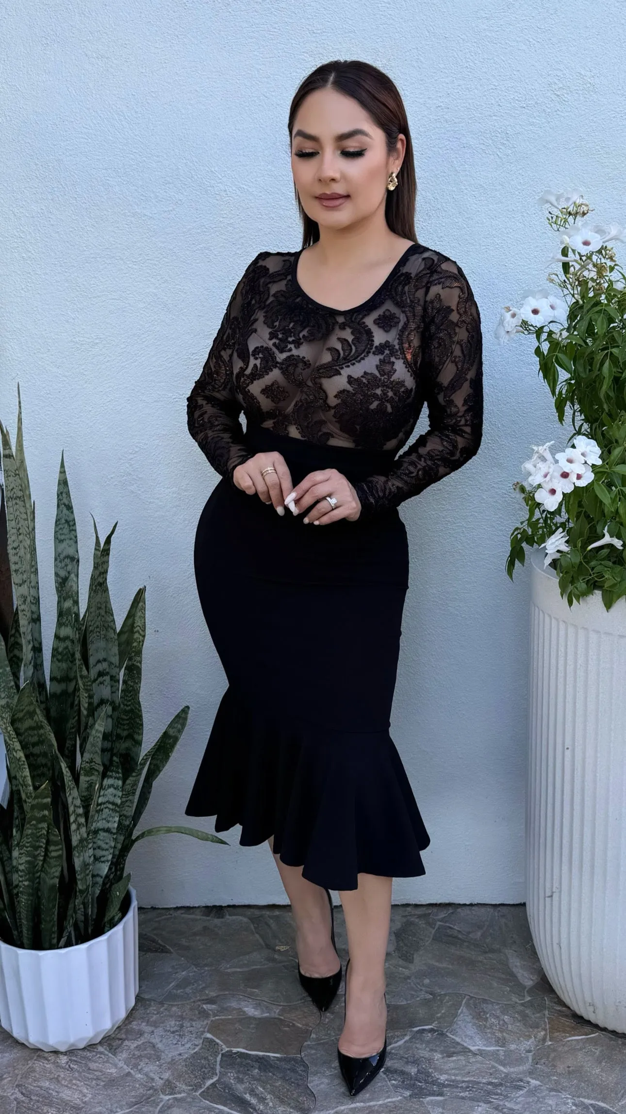 ROMA GOLD/BLACK DRESS