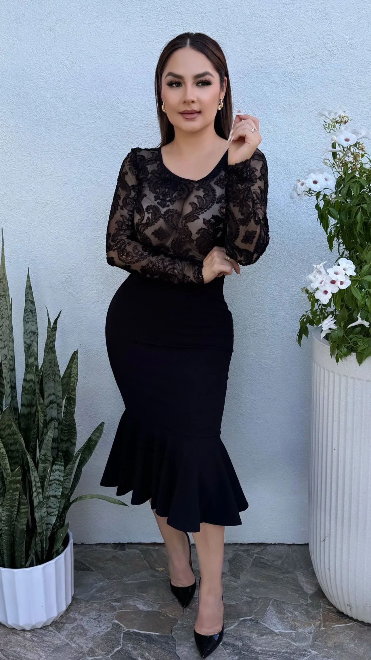 ROMA GOLD/BLACK DRESS