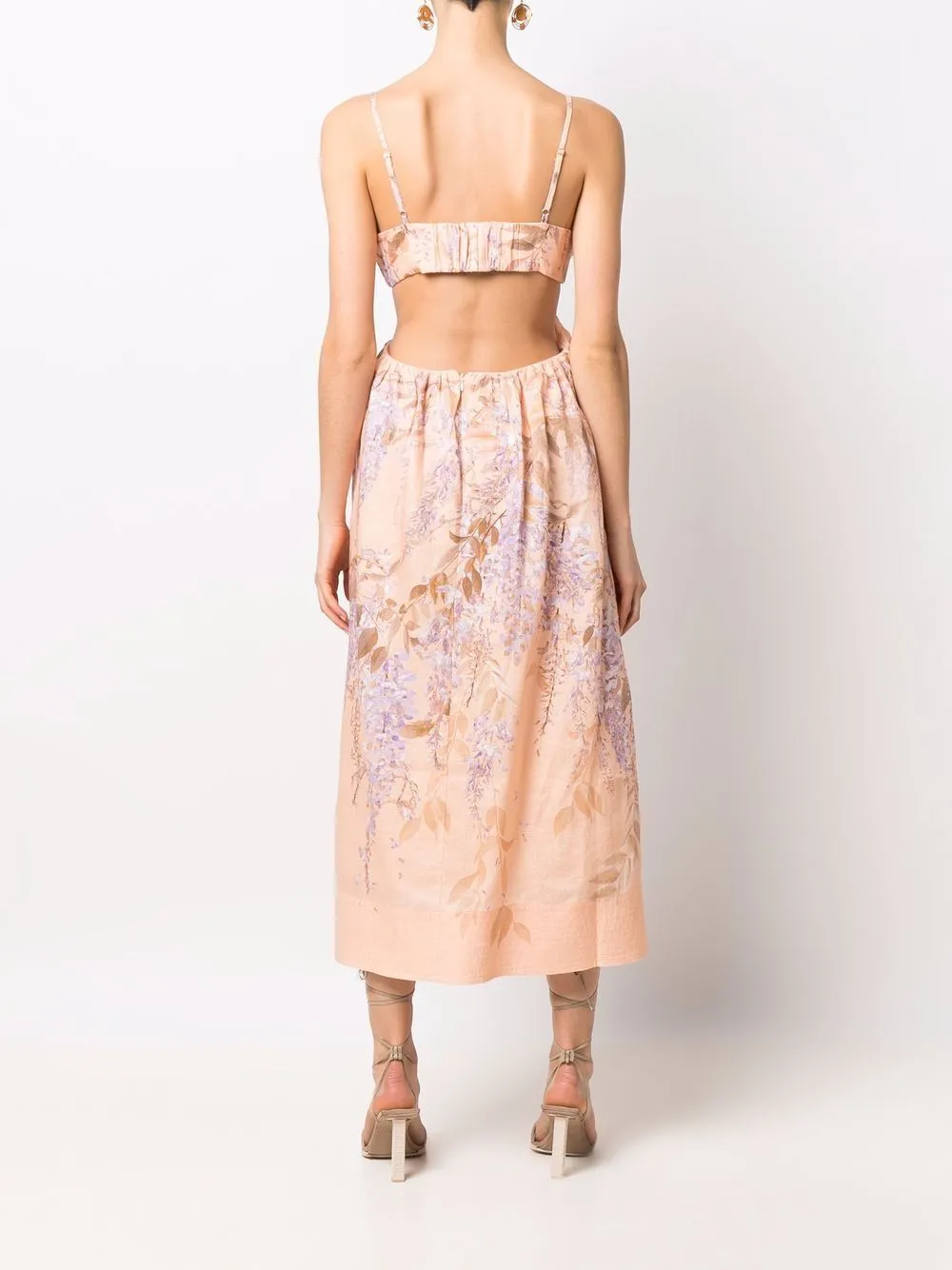 Rosa Bralette midi dress