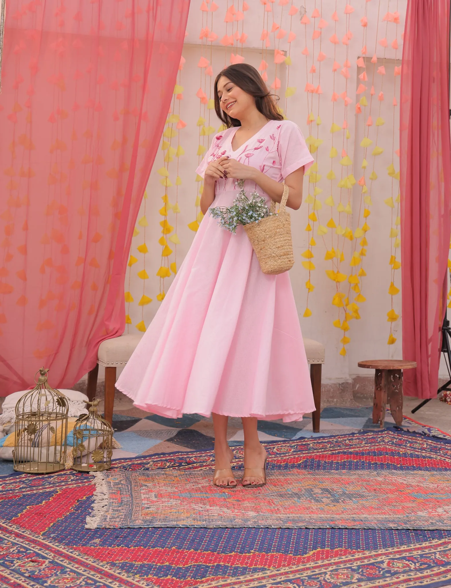 Rosy Muse Dress