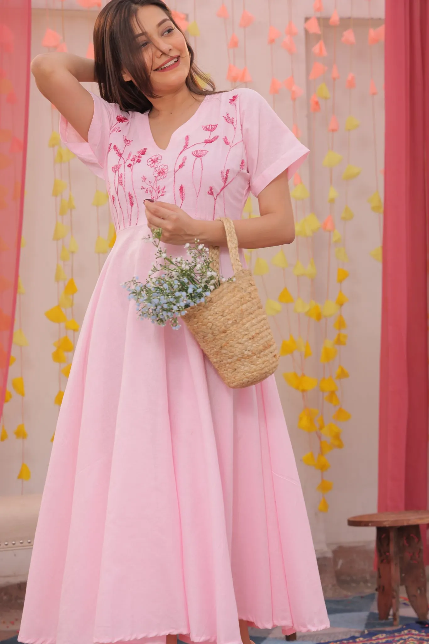 Rosy Muse Dress