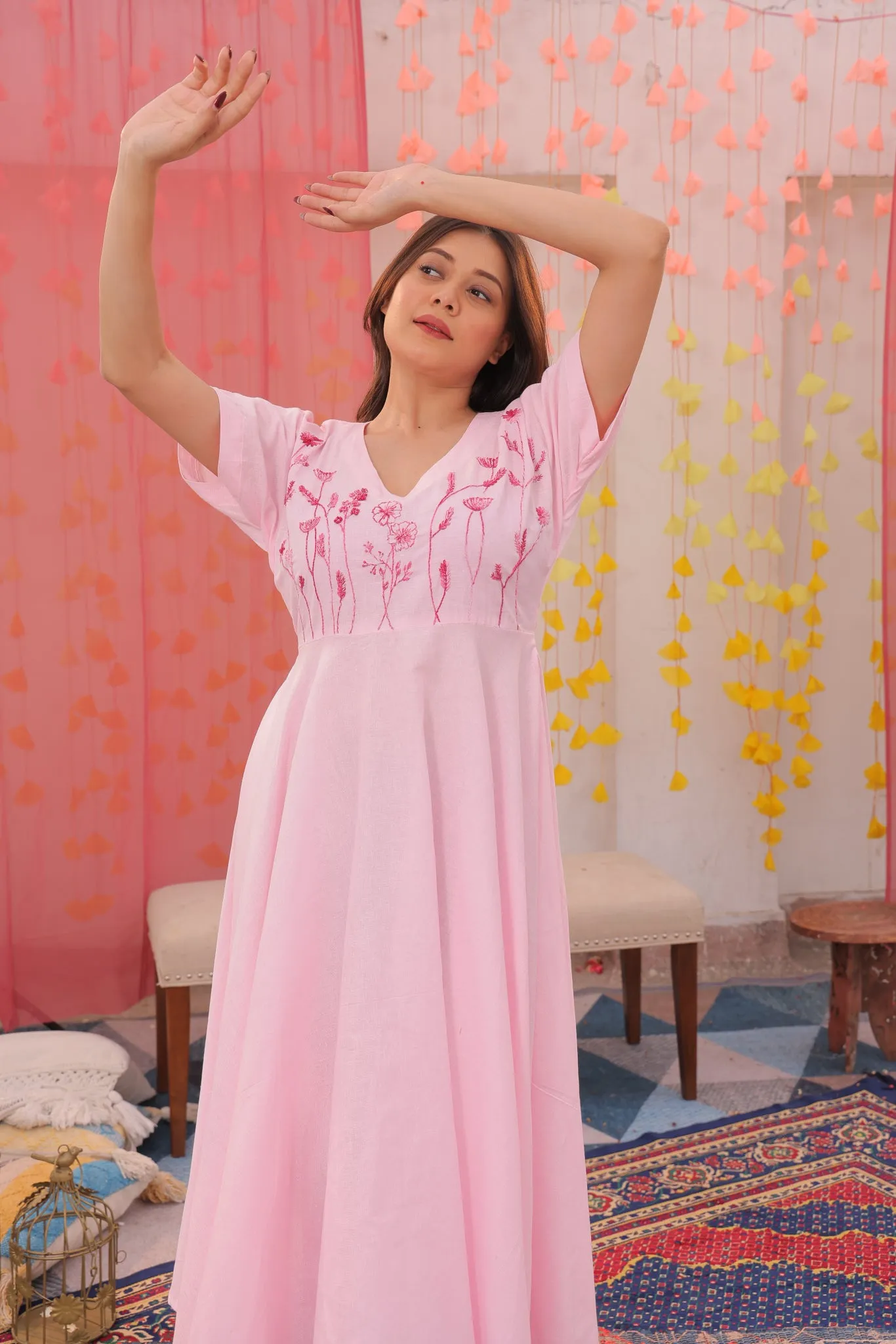 Rosy Muse Dress
