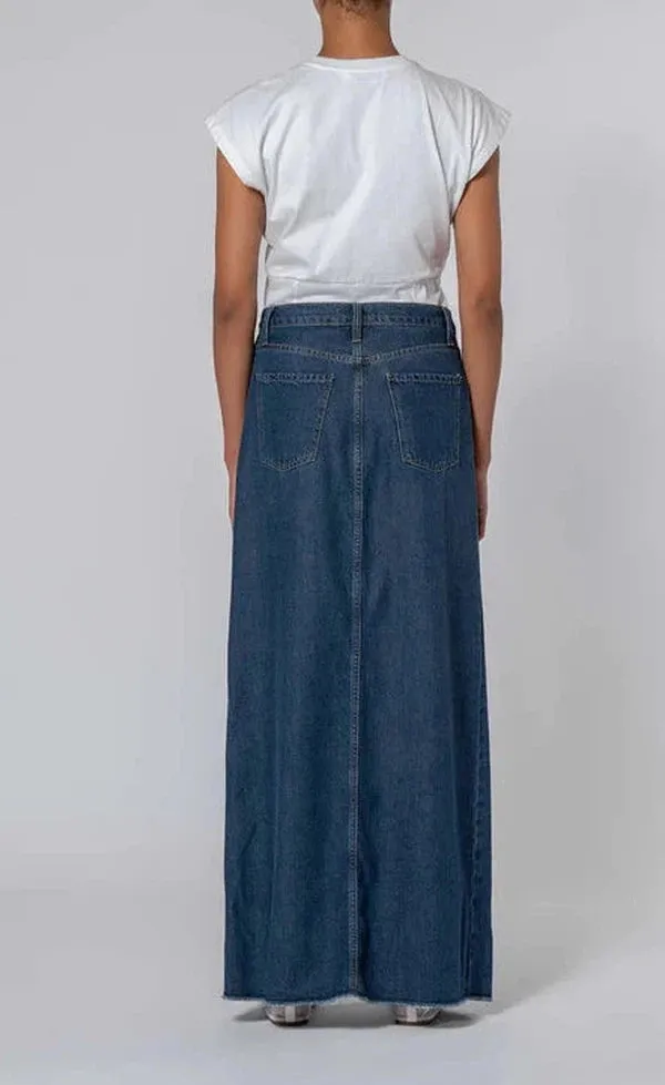 Roxanne Skirt - Soft Steele
