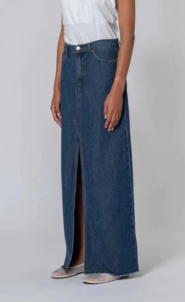 Roxanne Skirt - Soft Steele