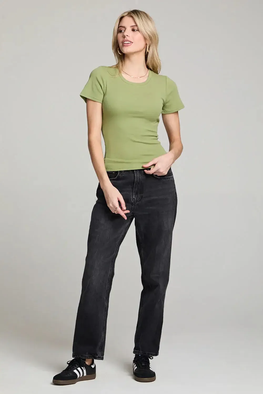 SALTWATER CREW NECK SHORT SLEEVE SLIM TEE