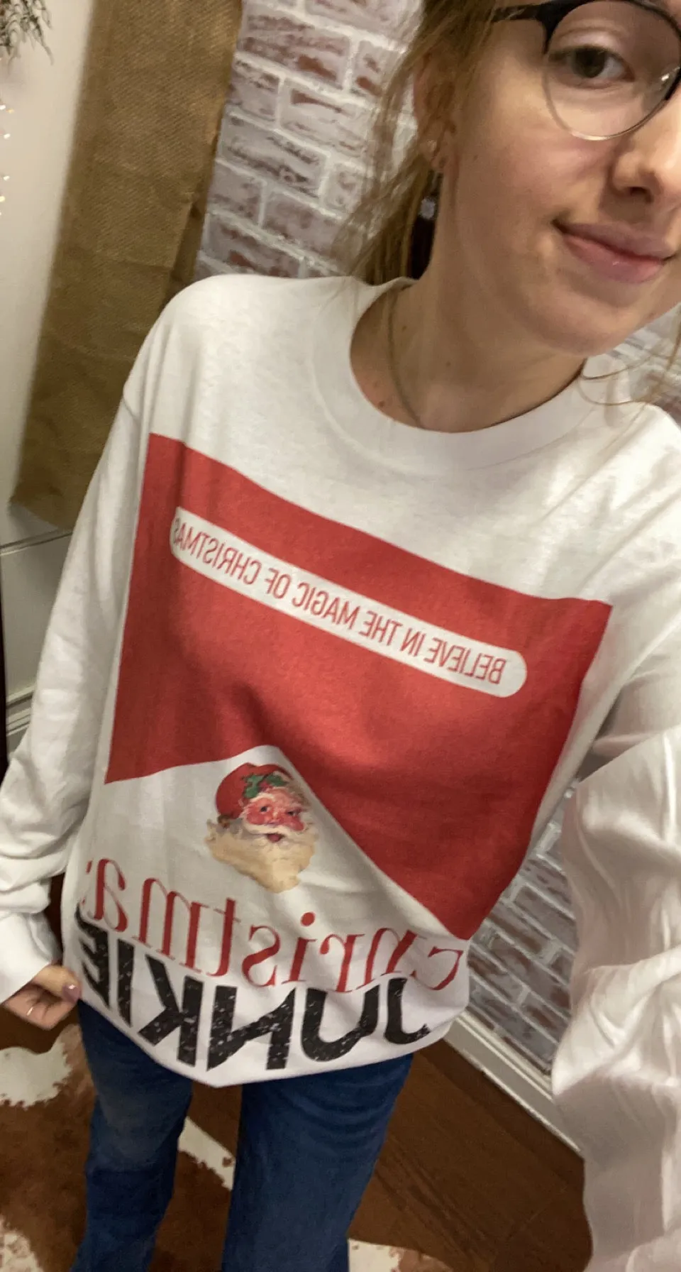 Santa Junkie Tee (Long Sleeve)