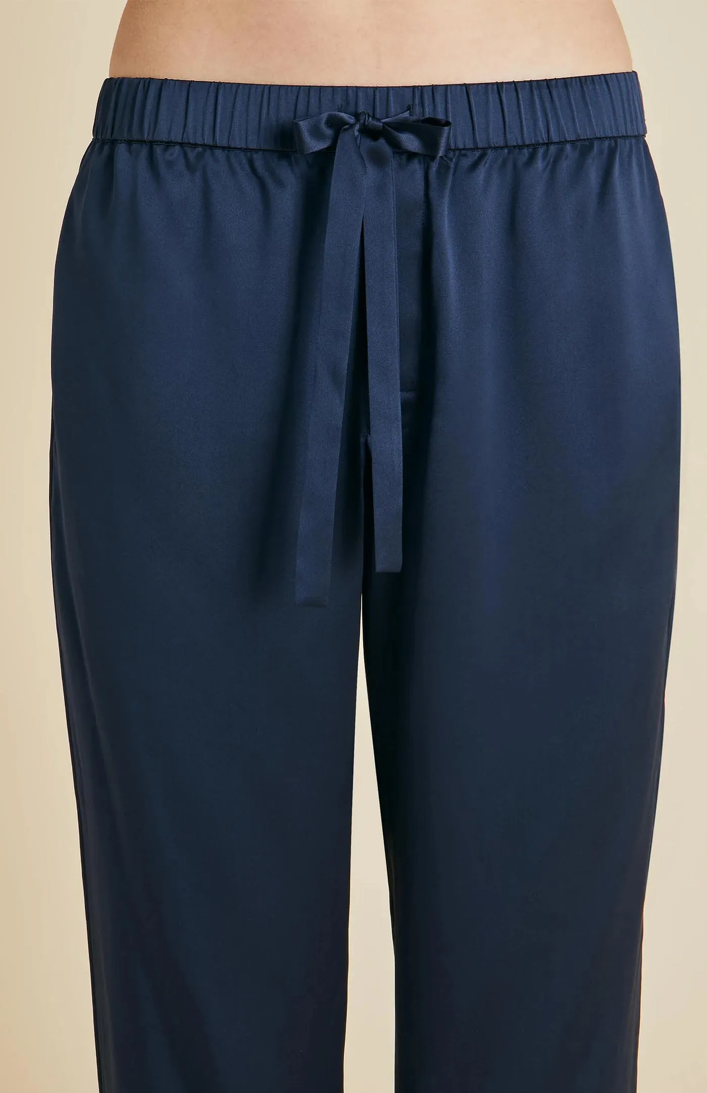Sapphire Slumber | Blue Satin Loungewear Set