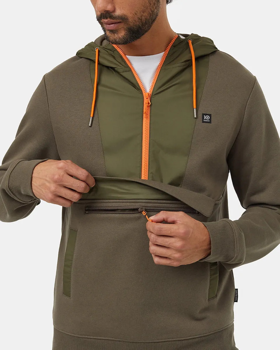 SeaFleece Contrast Anorak Hoodie