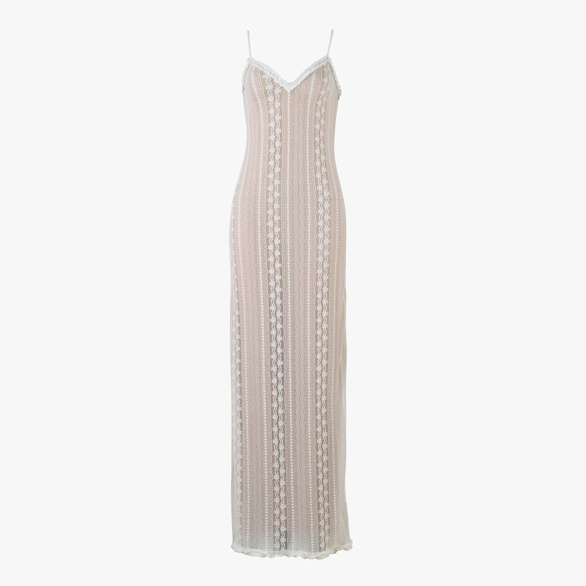 Sheer Elegance Dress with Bolero Set