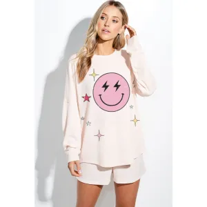 Smile Face Loungewear Set
