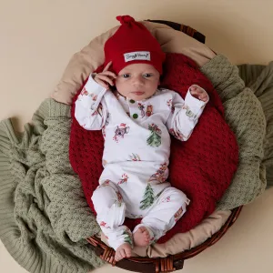 Snuggle Hunny Christmas Organic Growsuit - Kangas & Koalas