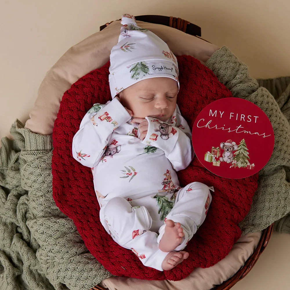 Snuggle Hunny Christmas Organic Growsuit - Kangas & Koalas