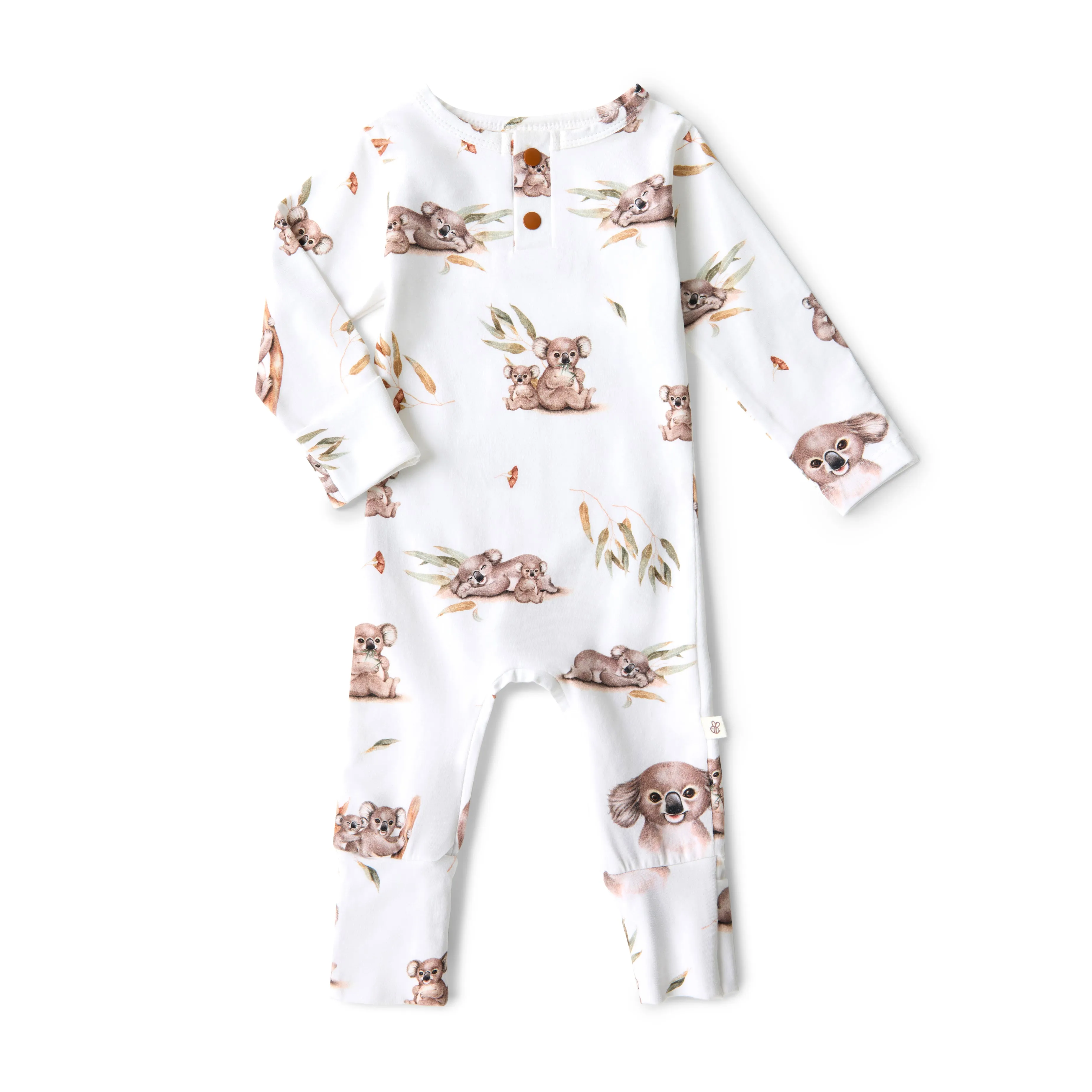 Snuggle Hunny Organic Growsuit - Koala