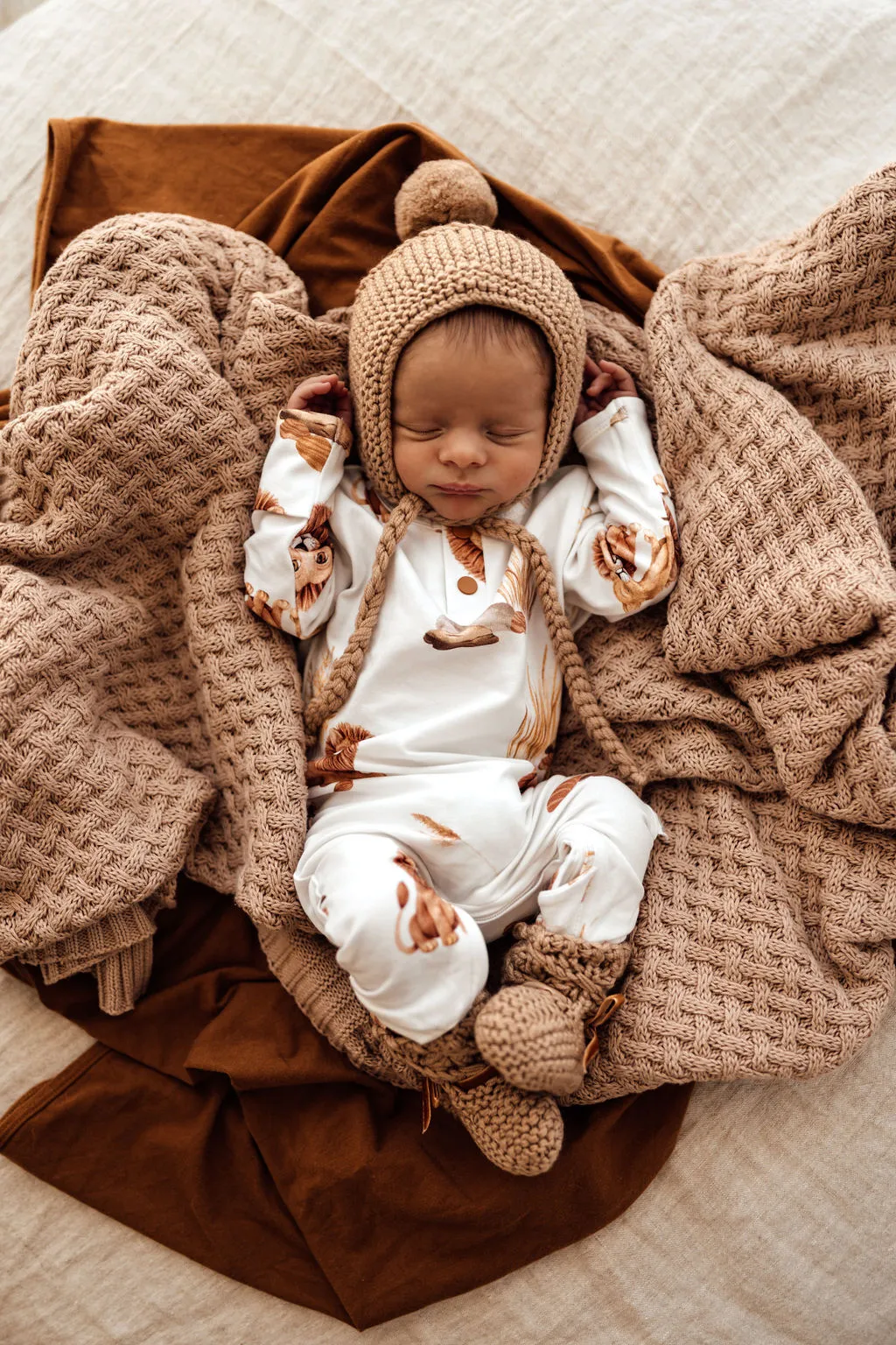 Snuggle Hunny Organic Growsuit - Lion