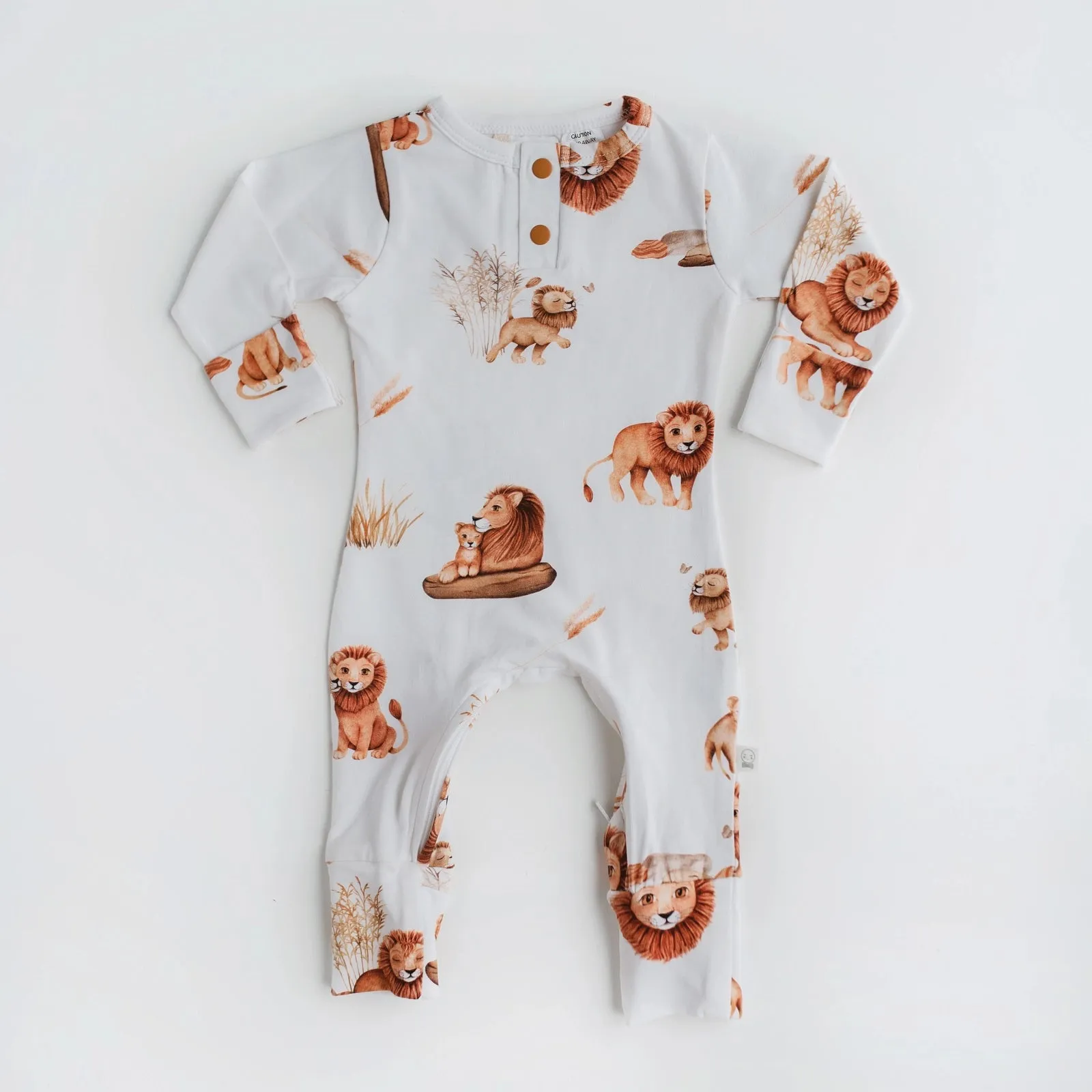 Snuggle Hunny Organic Growsuit - Lion