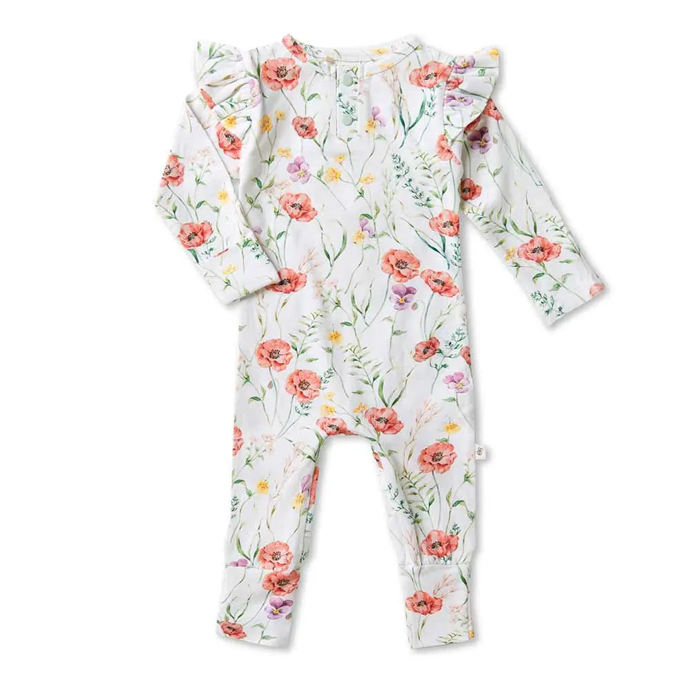 Snuggle Hunny Organic Growsuit - Meadow