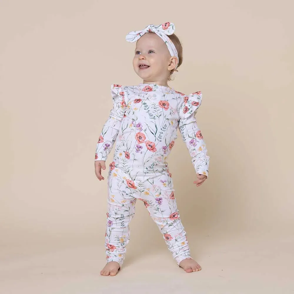 Snuggle Hunny Organic Growsuit - Meadow