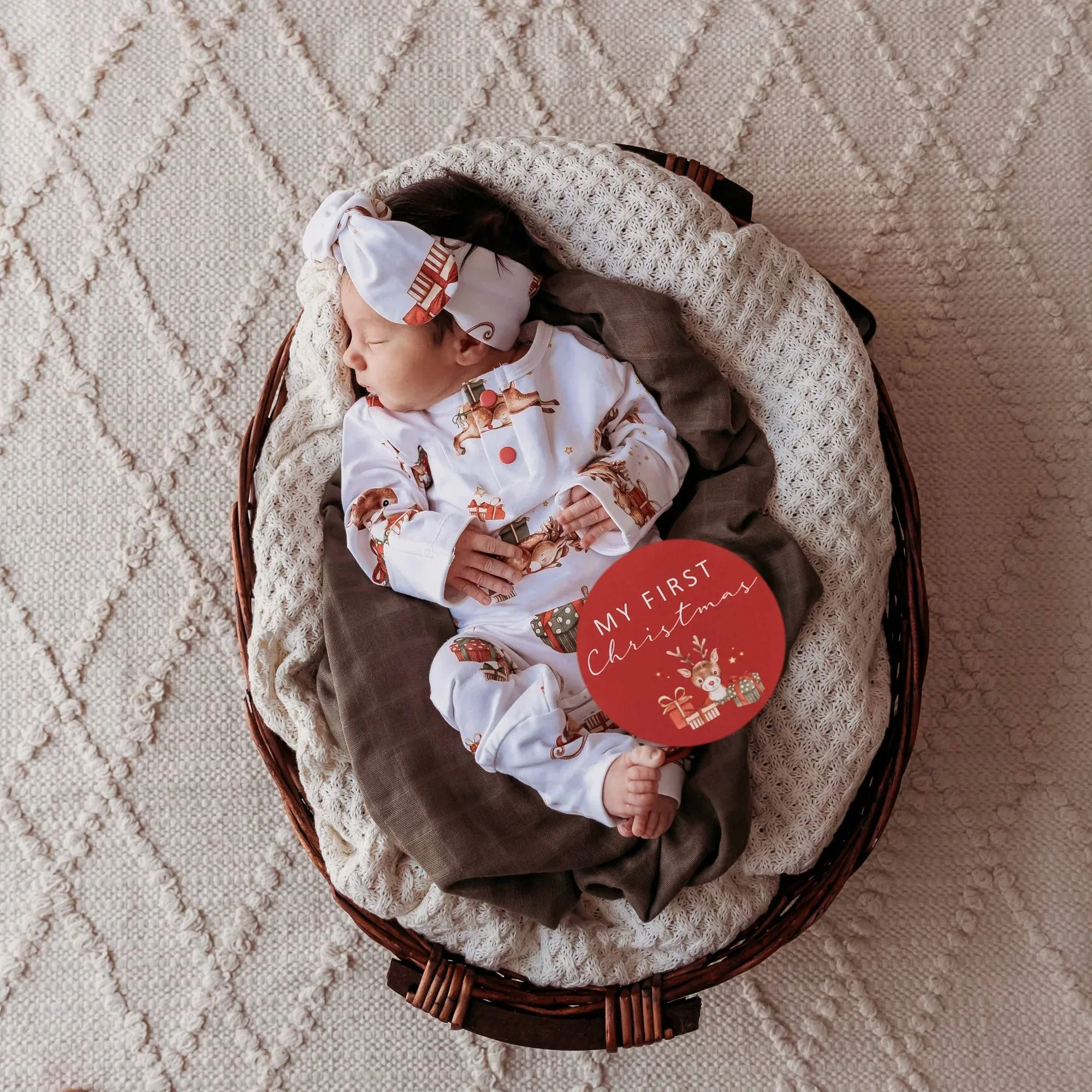 Snuggle Hunny Organic Growsuit - Reindeer