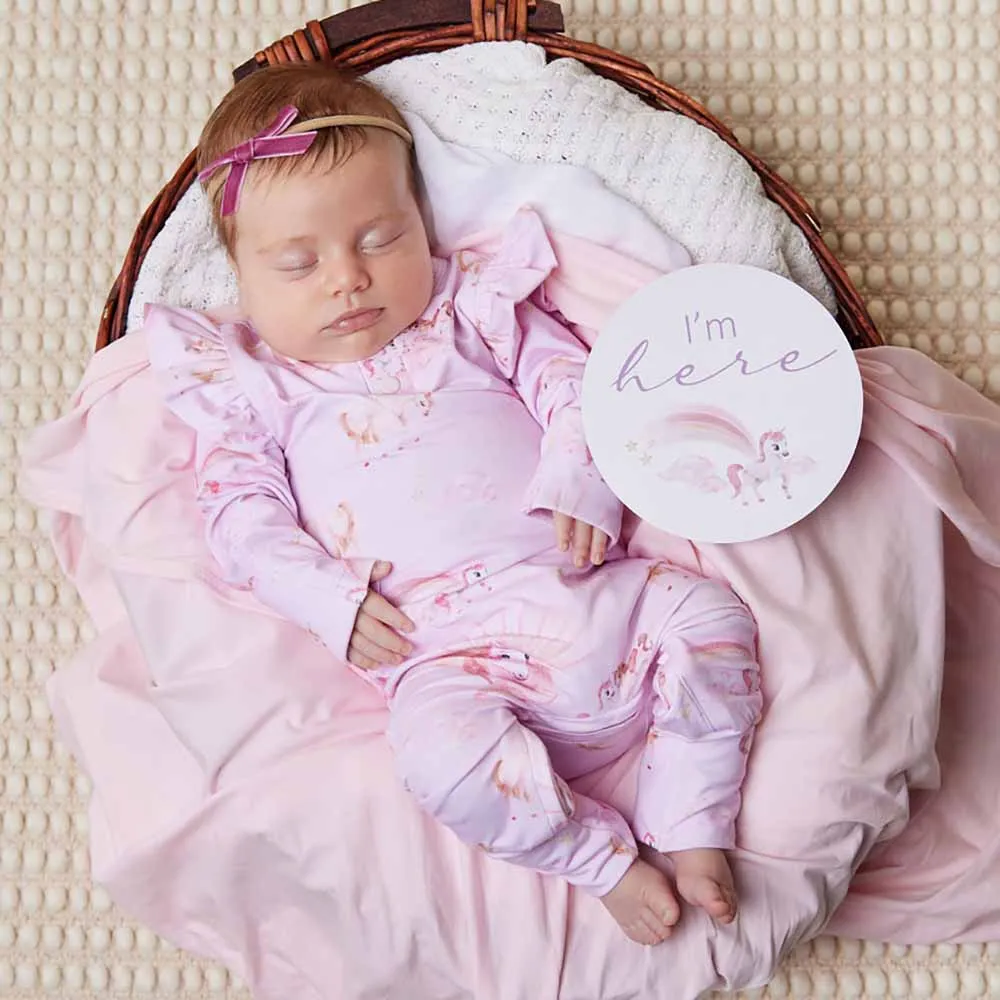 Snuggle Hunny Organic Growsuit - Unicorn