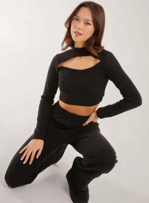 Soft Brushed Letterbox Long Sleeve Top
