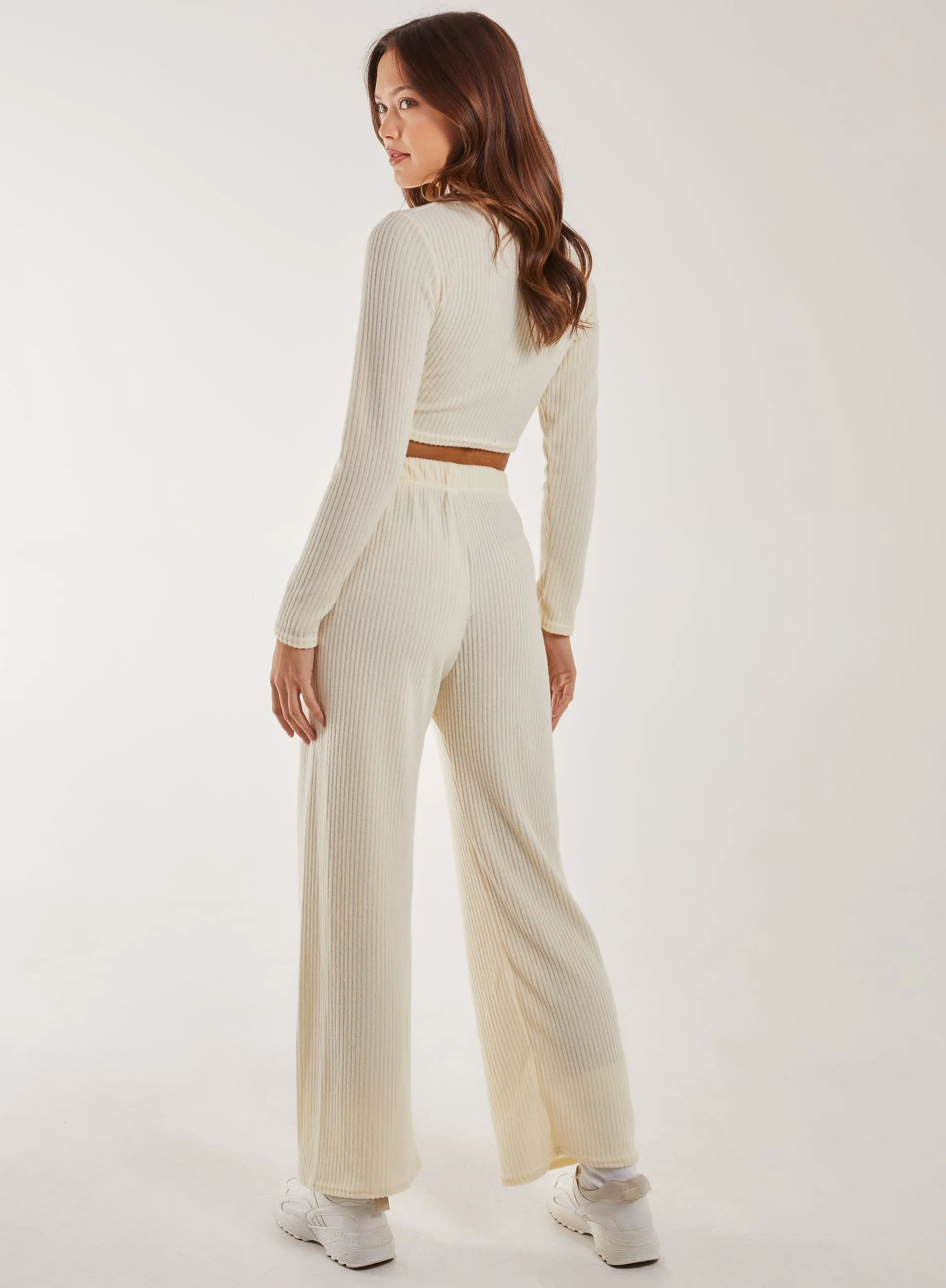 Soft Brushed Rib Flares