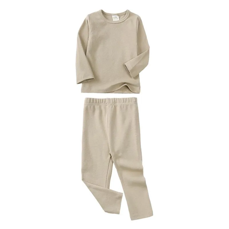 Soft Sanded Kids Tales Loungewear - Beige