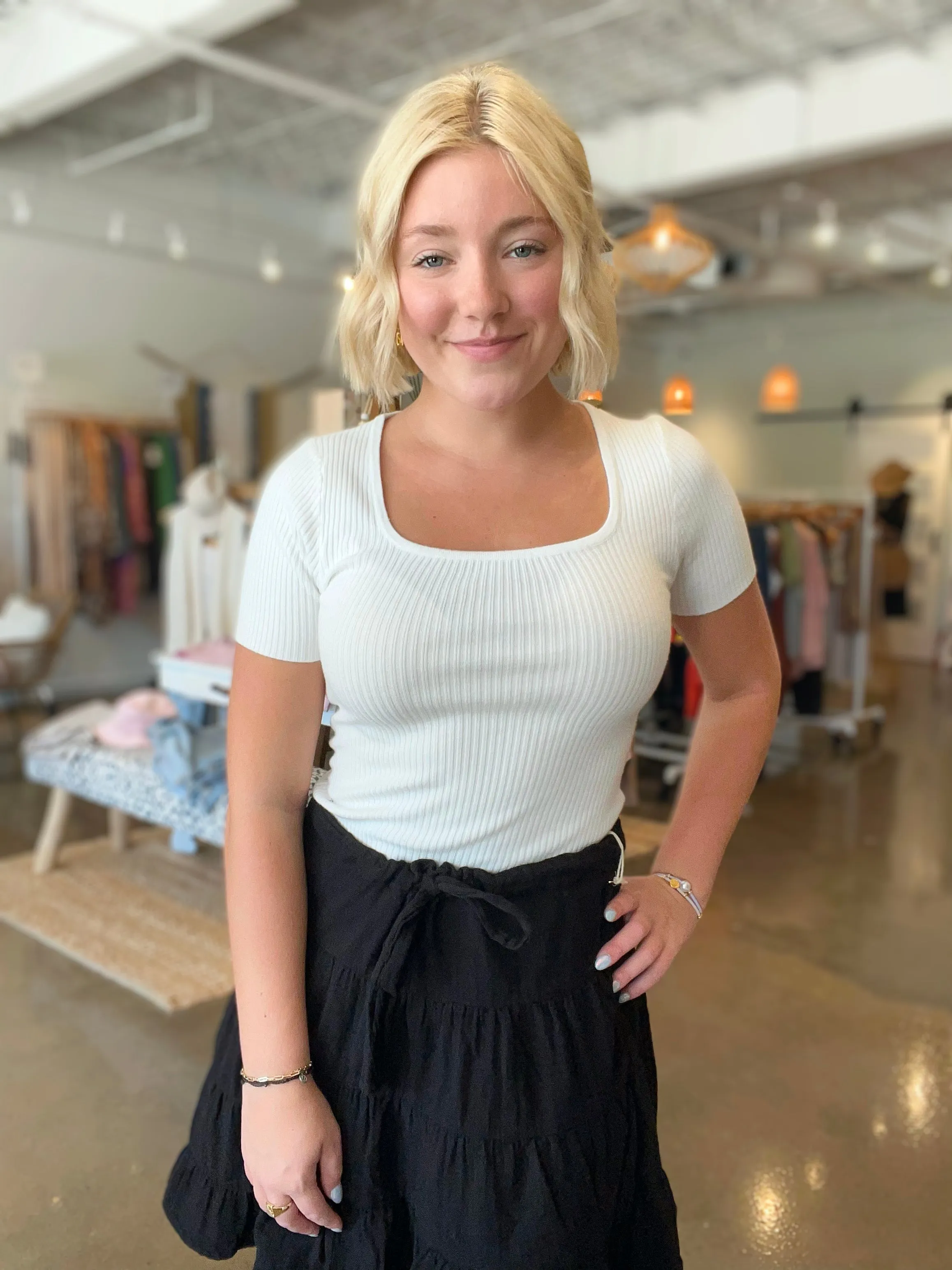 Square Neck Top