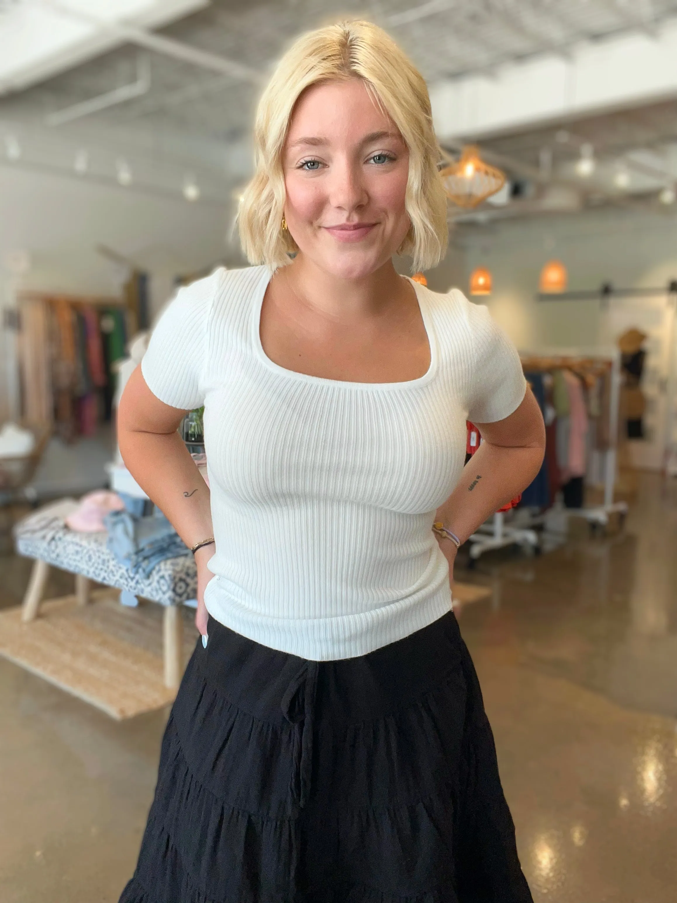 Square Neck Top