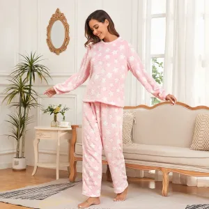 Stellar Dreams Fleece Long Sleeve Lounge Set