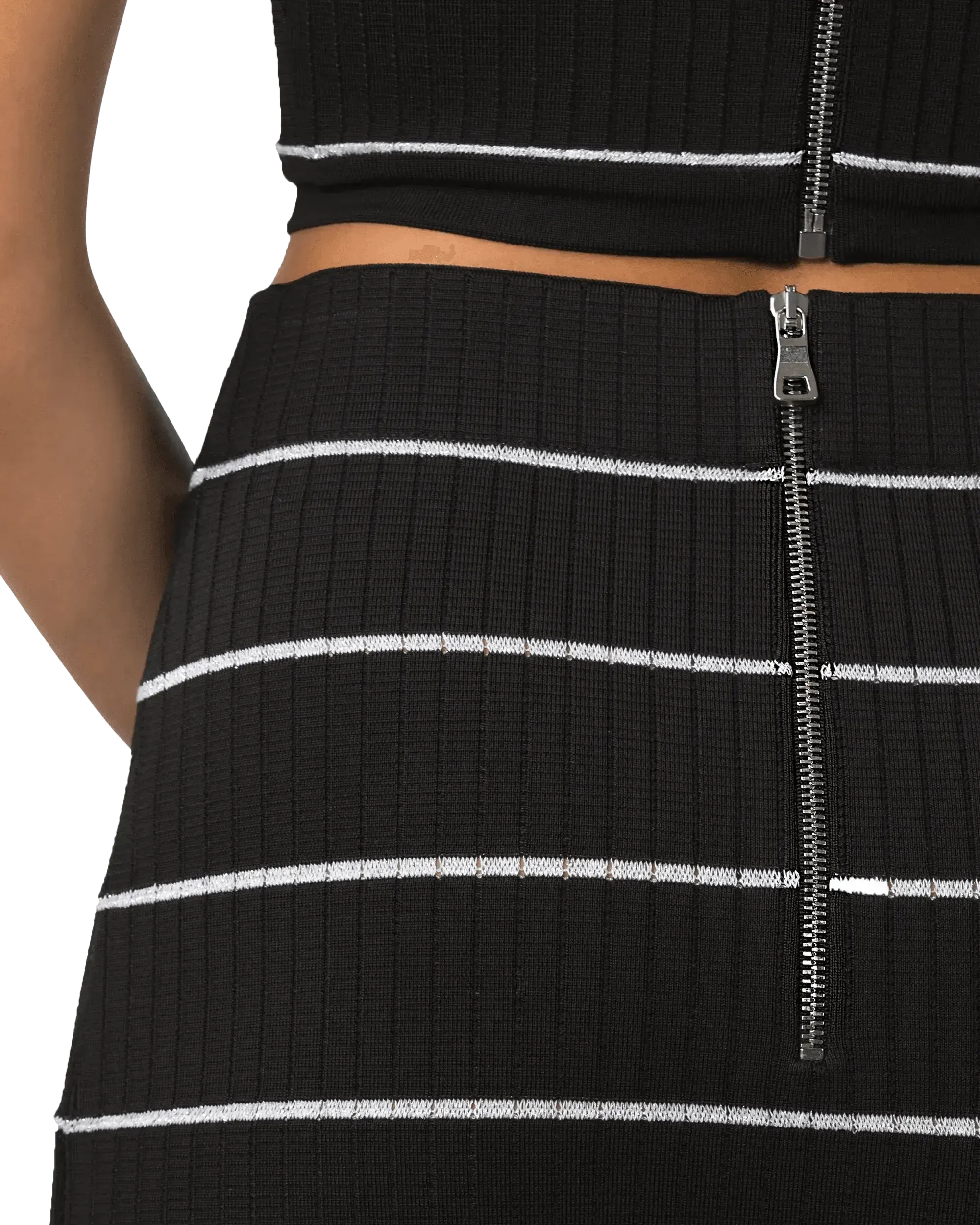 Striped Knit Skirt