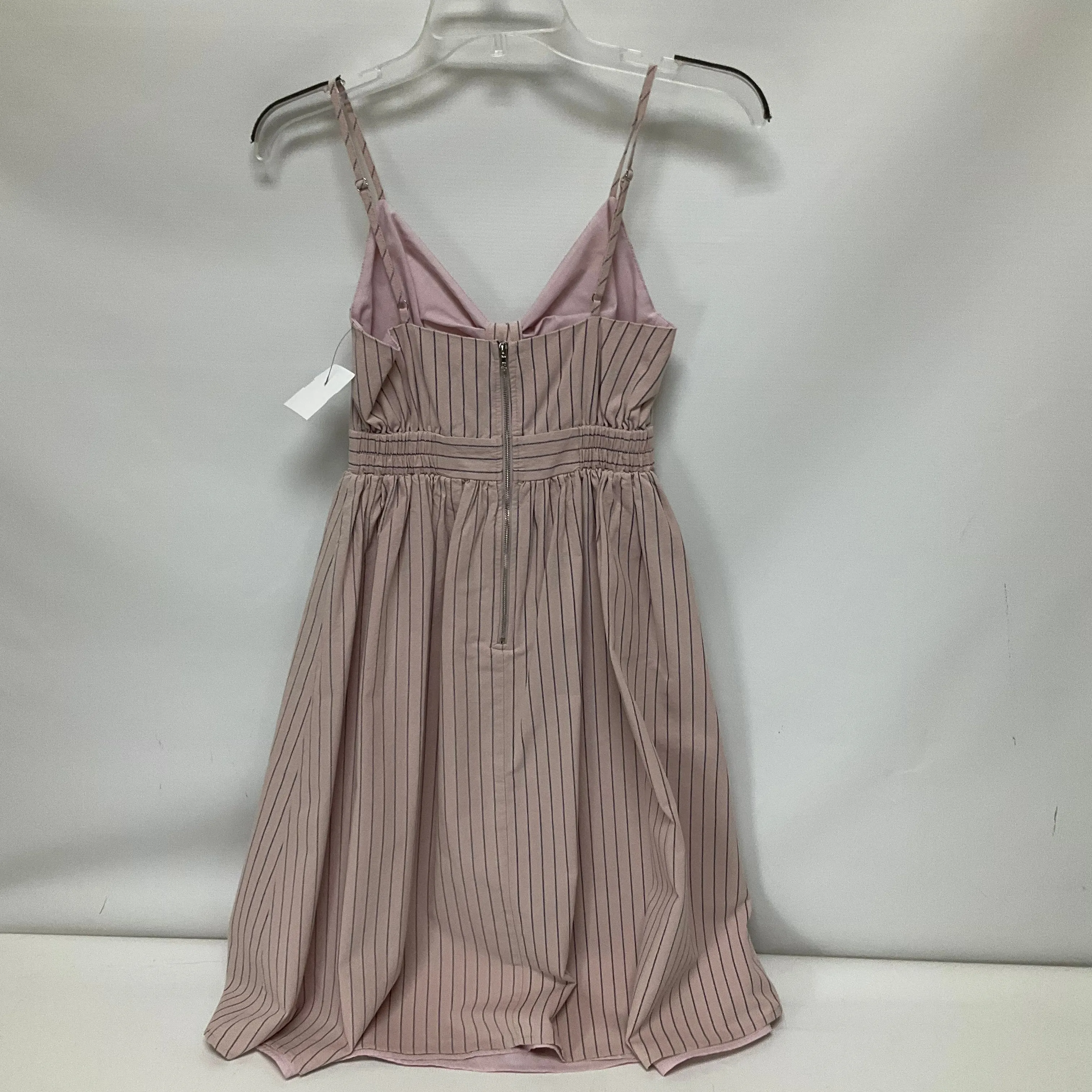 Striped Pattern Dress Casual Midi Cmc, Size S