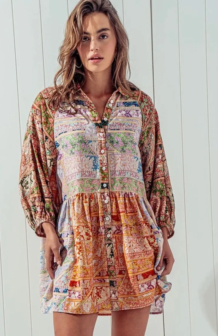 Sun-Drenched Shirt Dress
