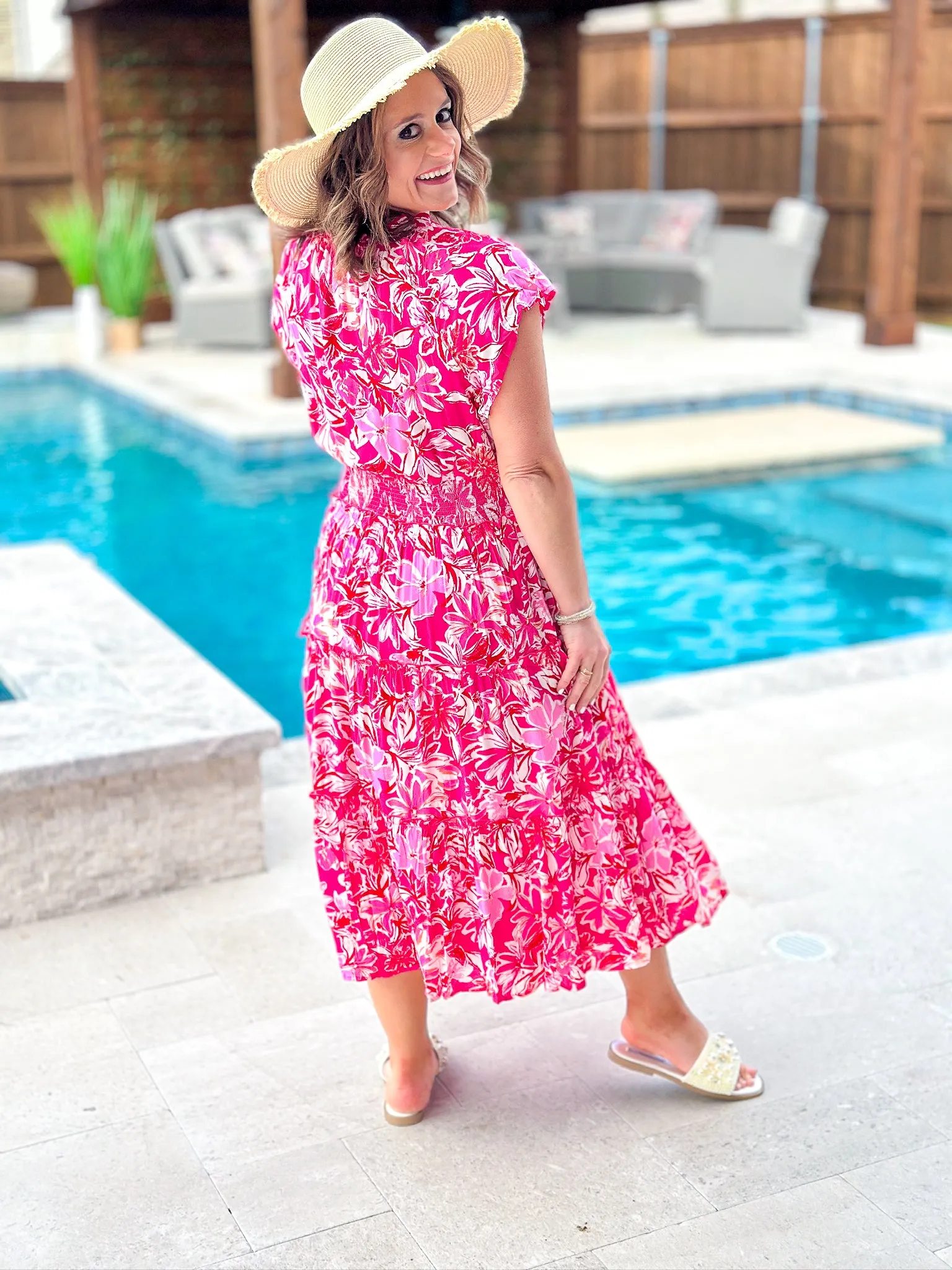Sun Kissed Floral Maxi