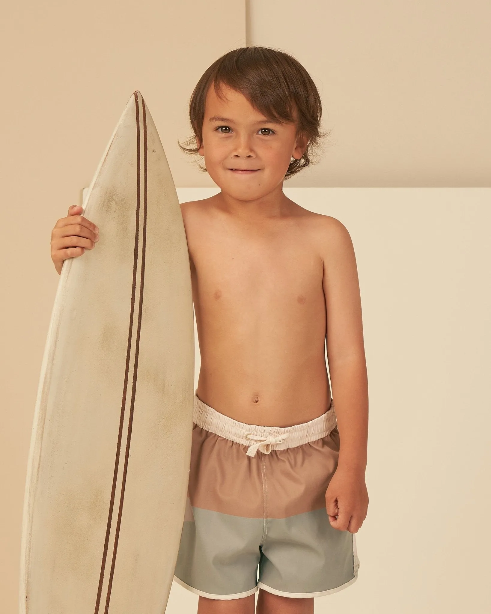 Swim Trunk || Color Block
